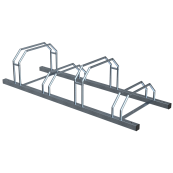 Bicycle stand | Row system | hot-dip galvanised | 4 parking spaces